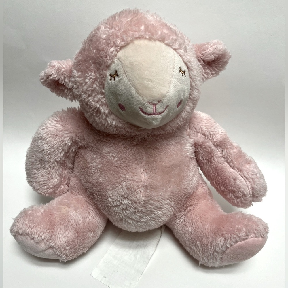 ♥️ FREE with any purchase 🙏🏽 Silver One 💖 11” Lamb Plushie baby pink